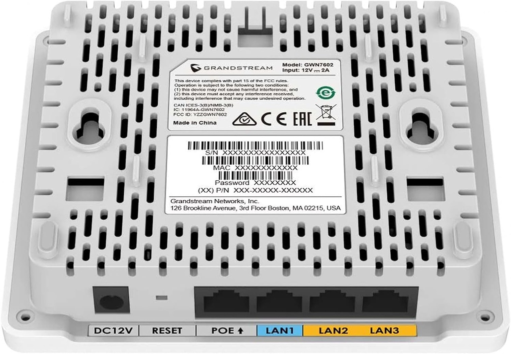 Point d’accès Wi-Fi Grandstream avec commutateur Ethernet intégré