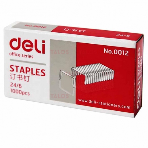 Agraphes Deli 24/6 Boite De 1000pcs