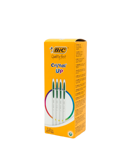 [3086123547827] Boite de 20 Stylo Bic Up VERT