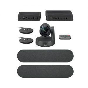 [960-001242] Kit Système Visioconférence Logitech Rally Plus (1xCamera, 2xSpeaker, 2xMic, Table & Display Hub)