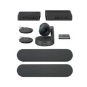 Kit Système Visioconférence Logitech Rally Plus (1xCamera, 2xSpeaker, 2xMic, Table & Display Hub)