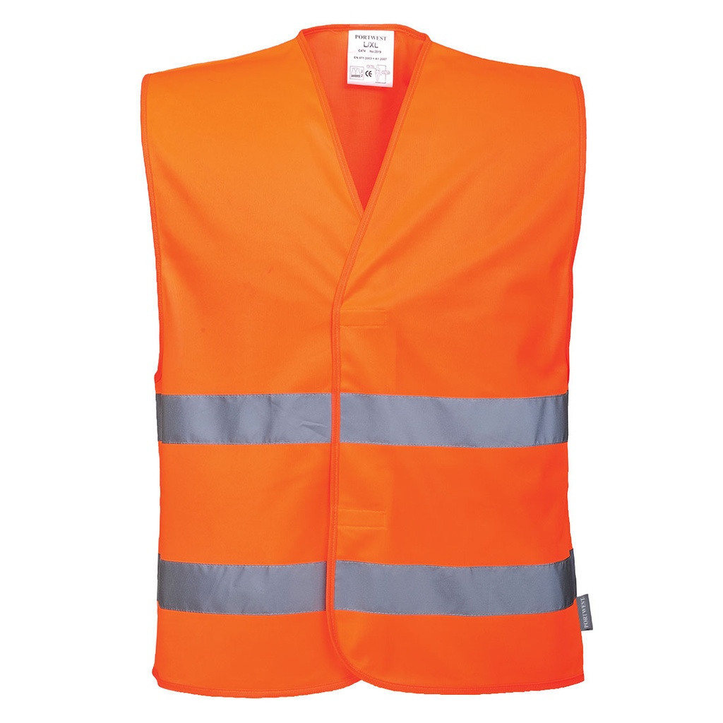 [C474] 
Gilet Double Bande Orange - Portwest