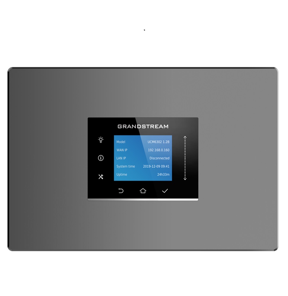 [UCM6302A] Standard téléphonique IP Grandstream UCM6300 Series professionnelle (2 Ports)