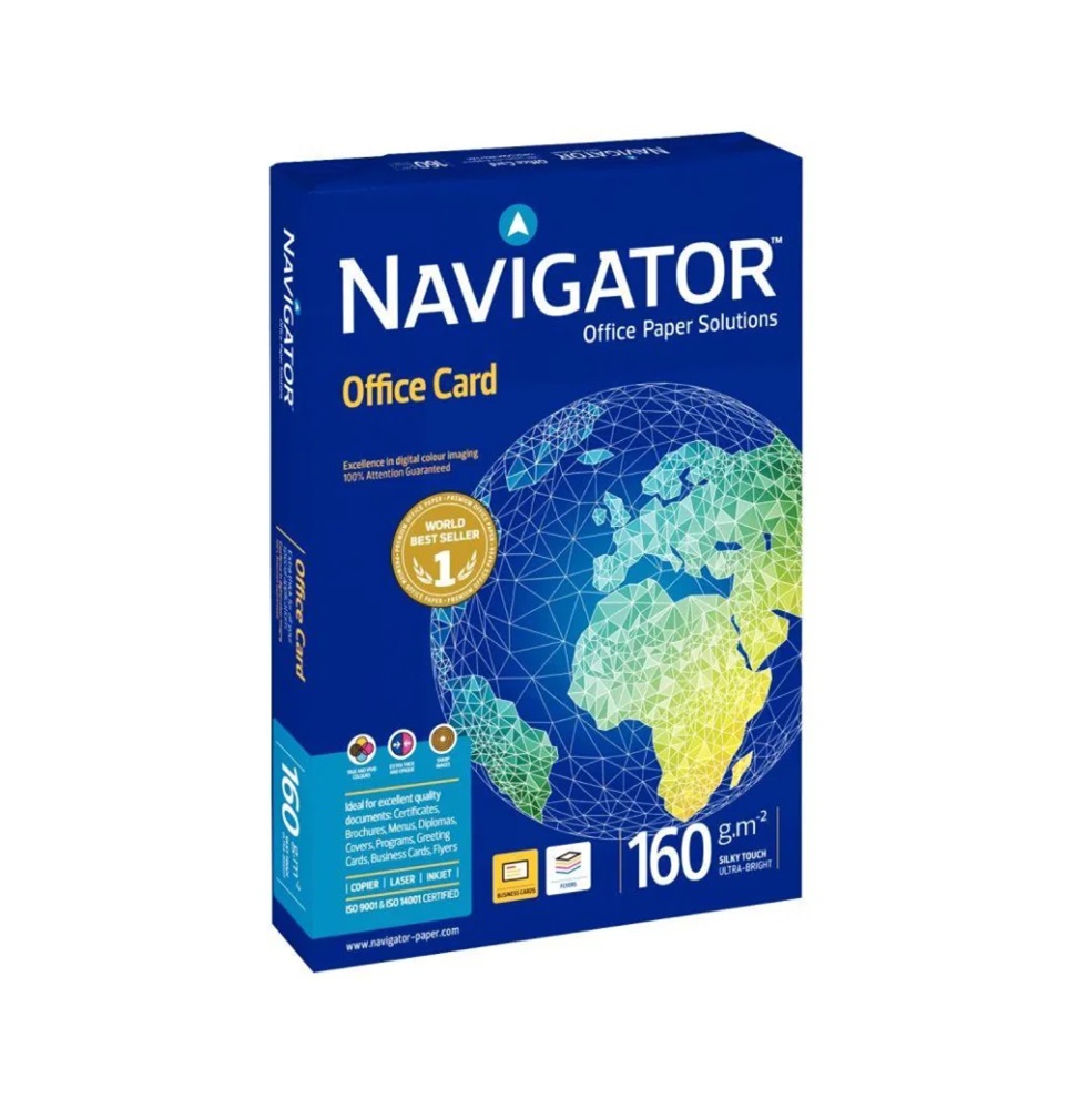 [A4160N] Ramette papier A4 Navigator 250 feuilles 160g - Blanc