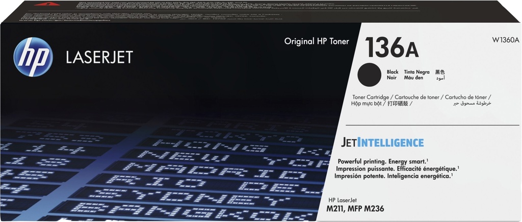 Cartouche de toner HP 136A LaserJet - Noir (W1360A) - Joutech