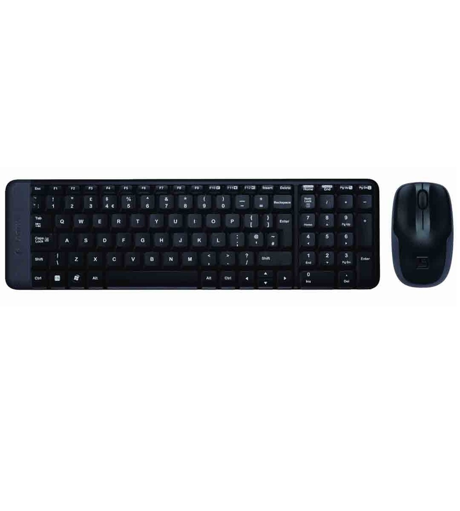 Ensemble clavier et souris sans fil Logitech MK220 QuietKey (MK220) - Joutech