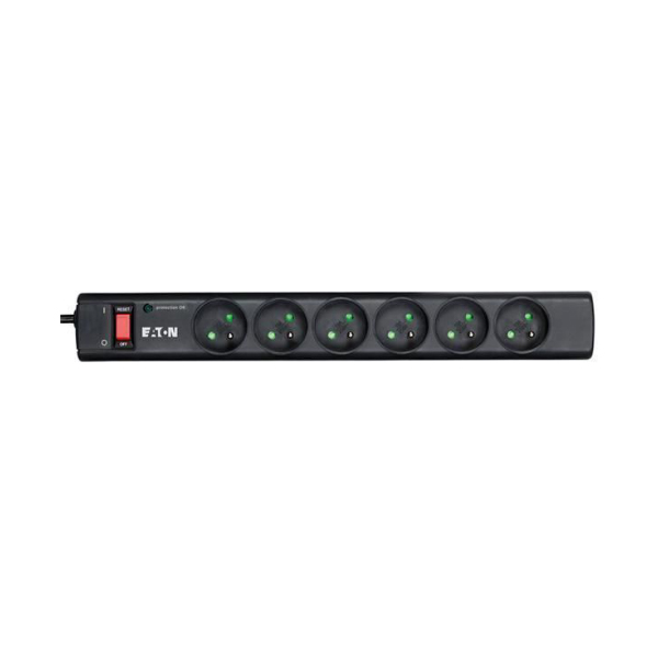 [PS6F] Eaton Protection Strip PS6F 6 prises – Multiprise parasurtenseur (PS6F) - Joutech