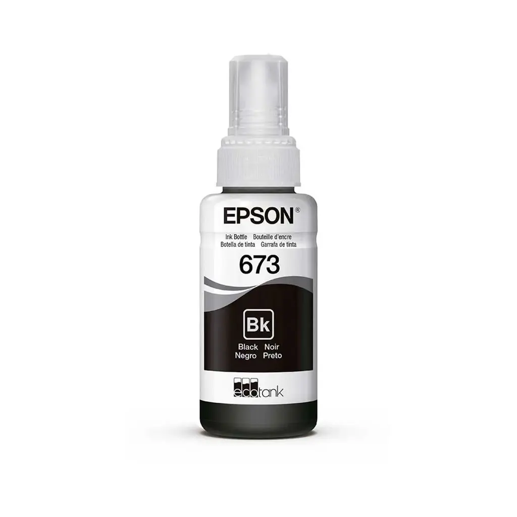 Epson 673 BK (T6731) Noir - Bouteille d'encre Epson d'origine (C13T67314A) - Joutech