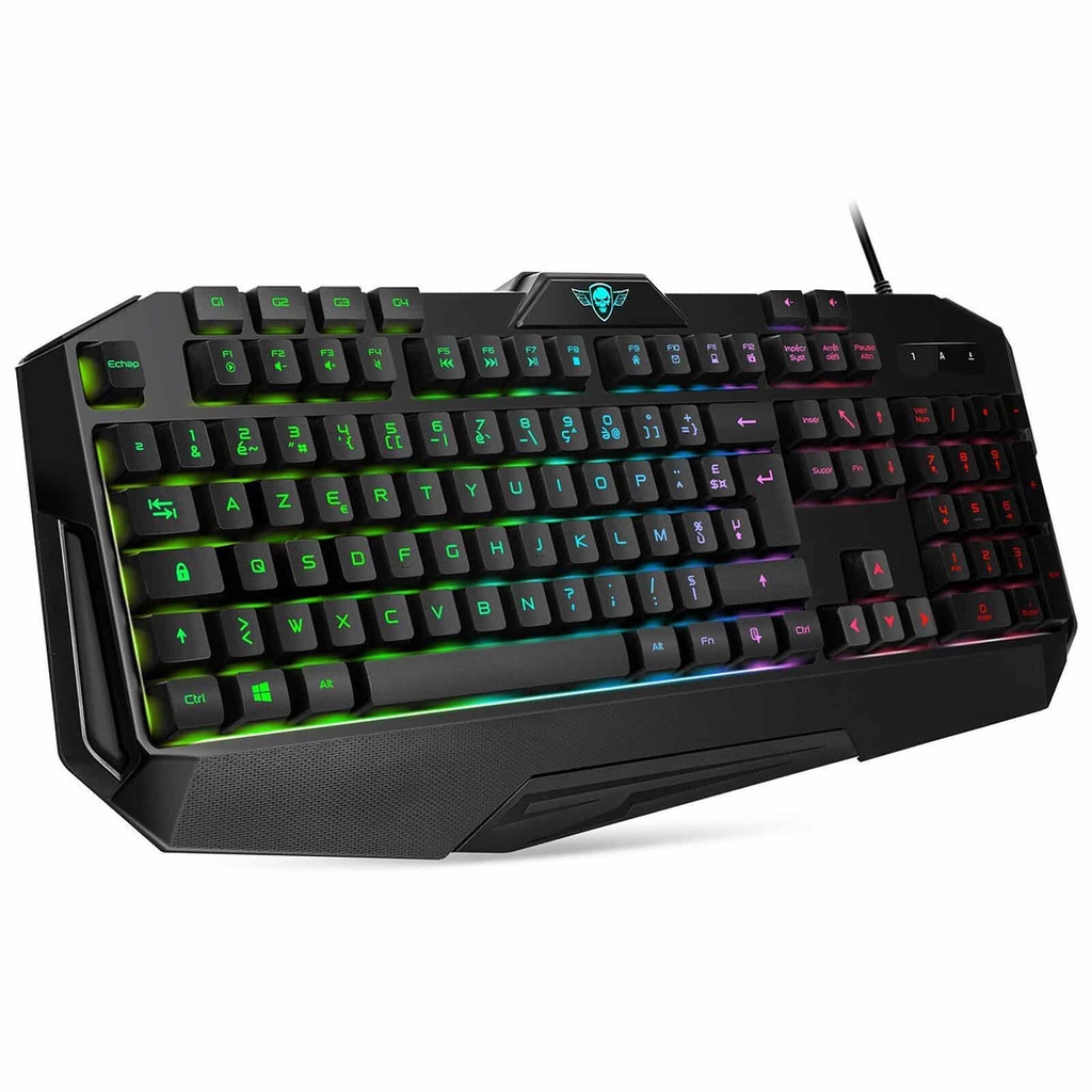 Clavier avec fil gamer Spirit of Gamer Pro-K8 – RGB (PRO-K8) - Joutech