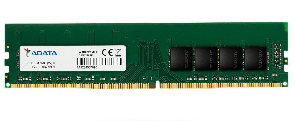 Barrette mémoire ADATA U-DIMM 8 Go DDR4 3200 MHz PC bureau