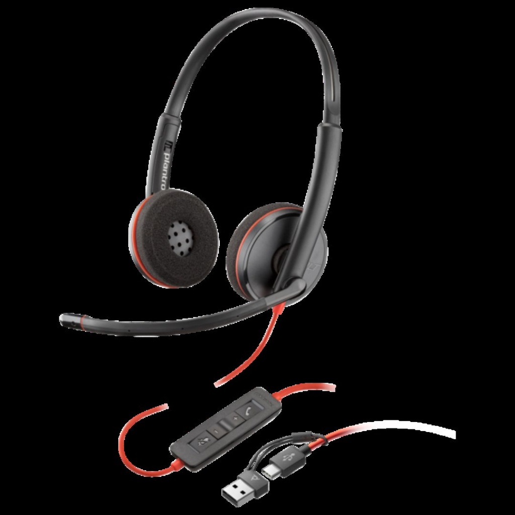[8X228AA] Casque filaire HP Poly Blackwire 3220 USB-C