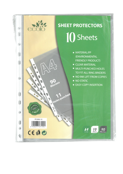 Pochette perforée 90mic pochette Ecolo