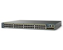 Switch Réseau Cisco Catalyst 2960-S : 48 Ports Gigabit PoE 370W 10/100/1000, 4x 1G SFP, Lan Base + Kit de montage inclus